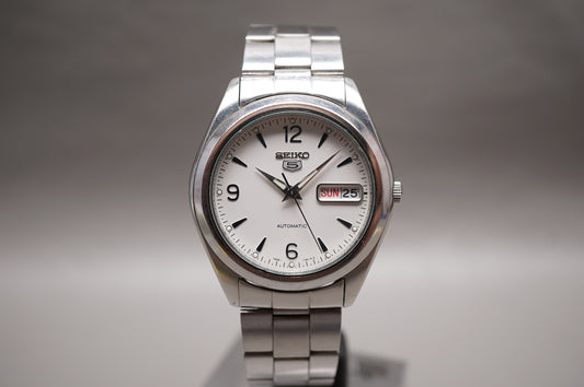 Seiko 5 Sports SNX121 White Numeral Dial 37mm Automatic Watch
