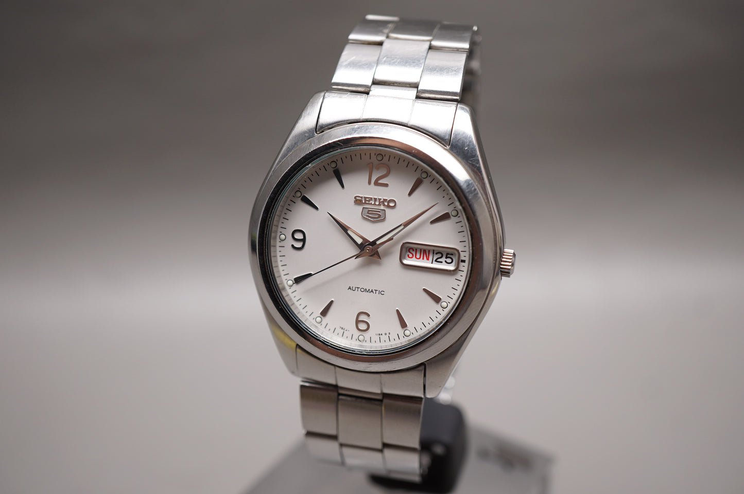 Seiko 5 Sports SNX121 White Numeral Dial 37mm Automatic Watch