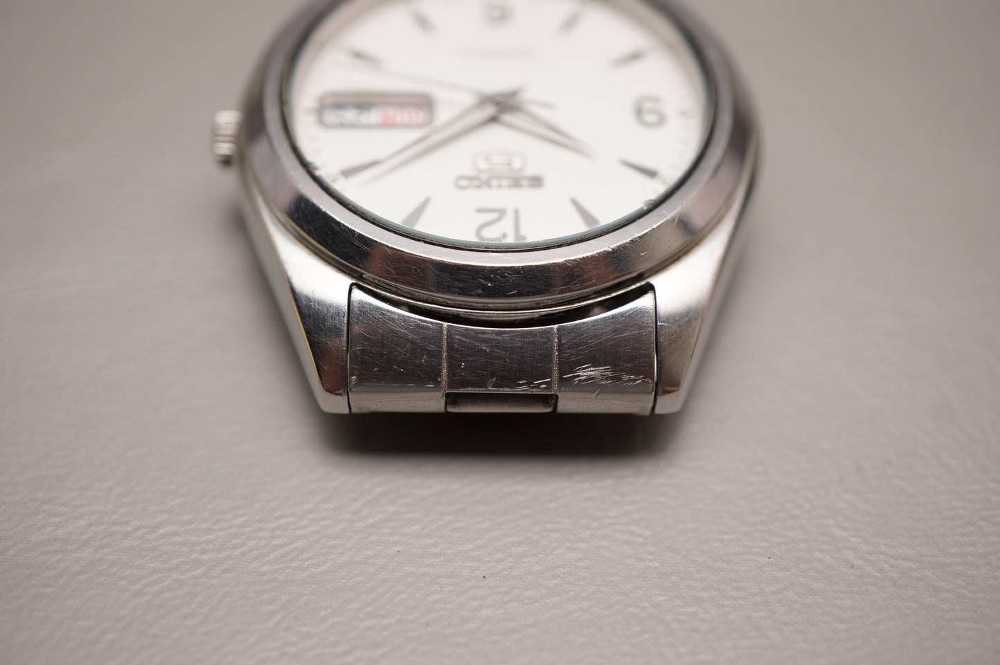 Seiko 5 Sports SNX121 White Numeral Dial 37mm Automatic Watch