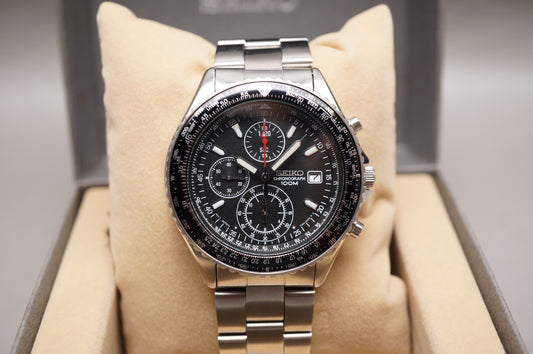 Seiko SND253P1 7T92 Flightmaster Pilot Chronograph Quartz Watch