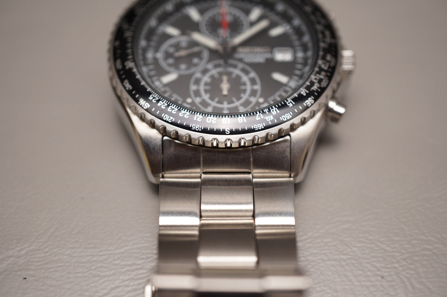 Seiko SND253P1 7T92 Flightmaster Pilot Chronograph Quartz Watch