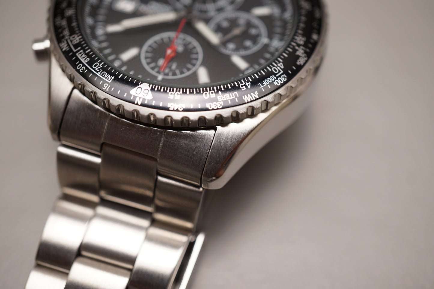 Seiko SND253P1 7T92 Flightmaster Pilot Chronograph Quartz Watch
