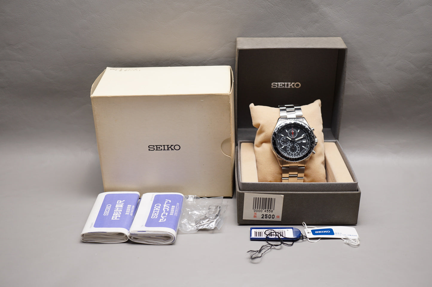 Seiko SND253P1 7T92 Flightmaster Pilot Chronograph Quartz Watch