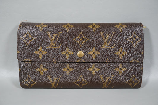 Louis Vuitton M61726 Monogram Pochette Porte Monnaie Credit Long Wallet