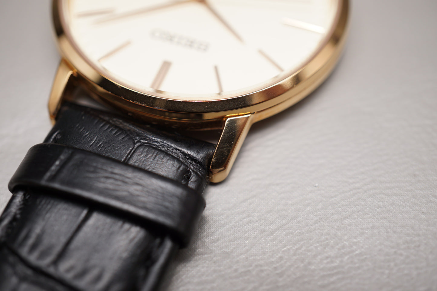 Seiko Selection SCXP076 7N01 Gold Feather Reissue JDM Quartz Watch