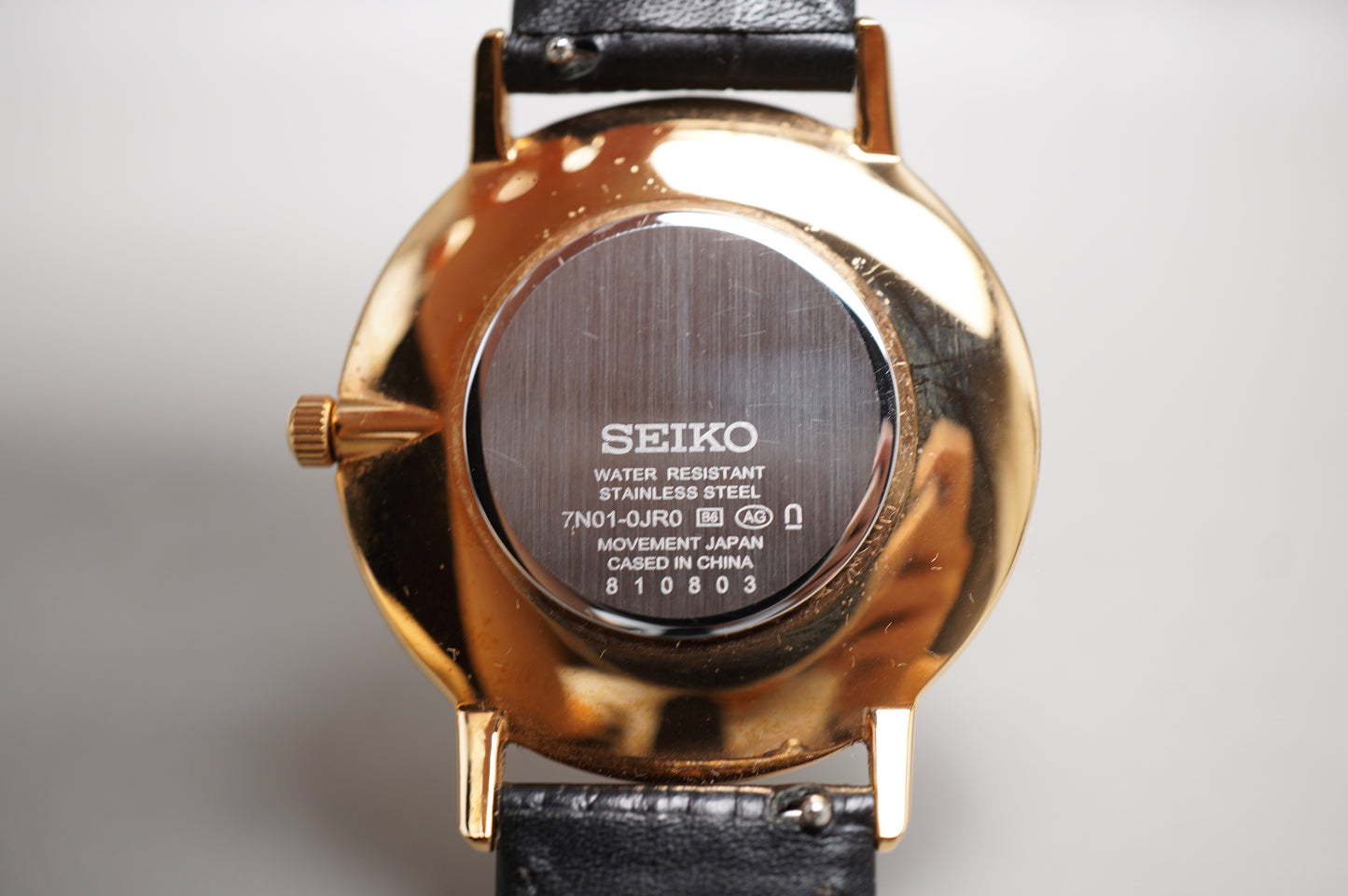 Seiko Selection SCXP076 7N01 Gold Feather Reissue JDM Quartz Watch
