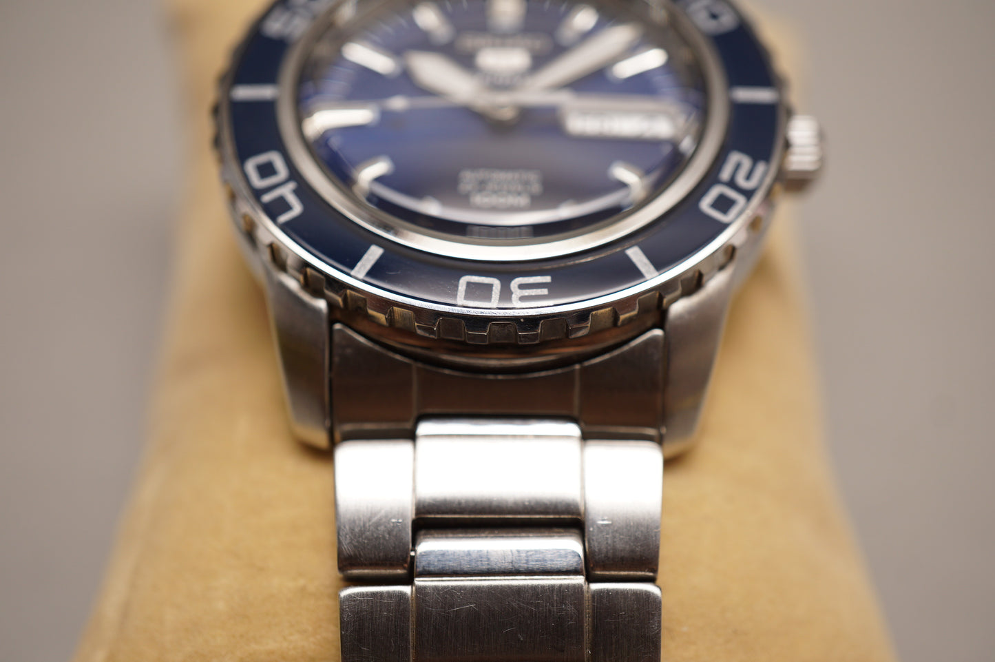 Seiko 5 Sports SNZH53J1 7S36 Fifty Five Fathoms Blue Dial Automatic Watch