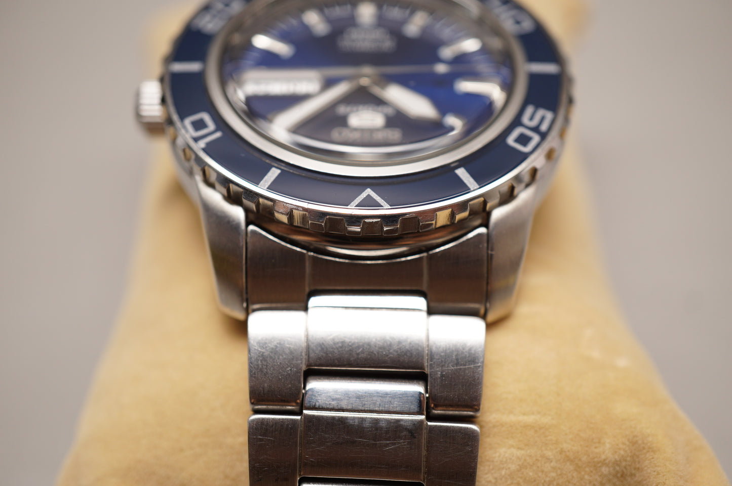 Seiko 5 Sports SNZH53J1 7S36 Fifty Five Fathoms Blue Dial Automatic Watch