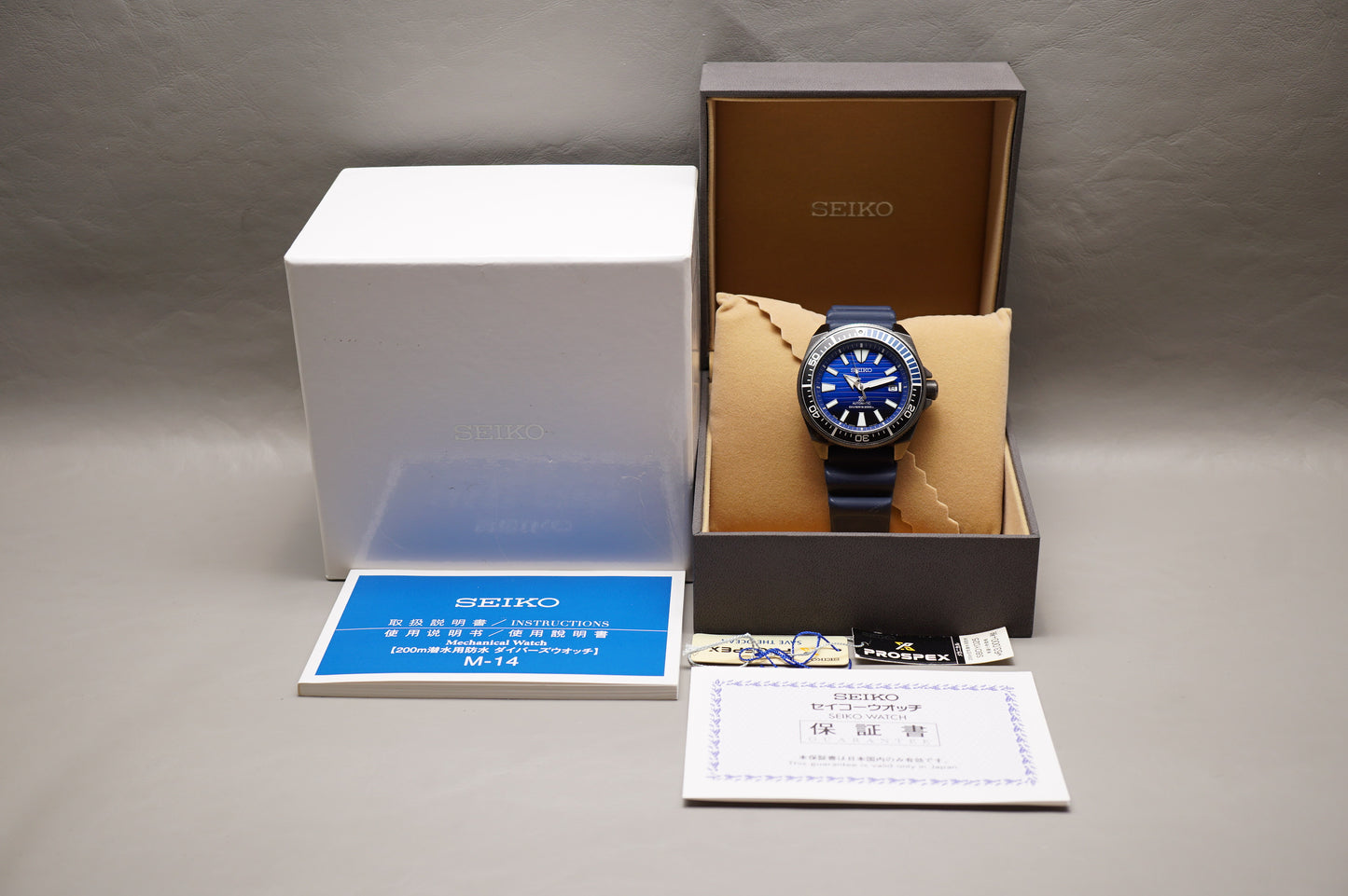 Seiko Prospex SBDY025 4R35 Save The Ocean Blue Dial Samurai Automatic Watch