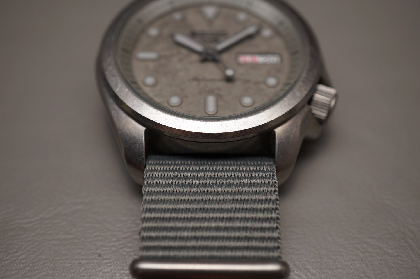 Seiko 5 Sports SRPG63K1 4R36 Cement Grey Dial Automatic Watch