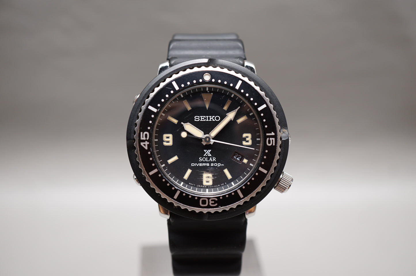 Seiko Prospex STBR037 V147 Lowercase Special Mini Tuna Solar JDM Quartz Watch