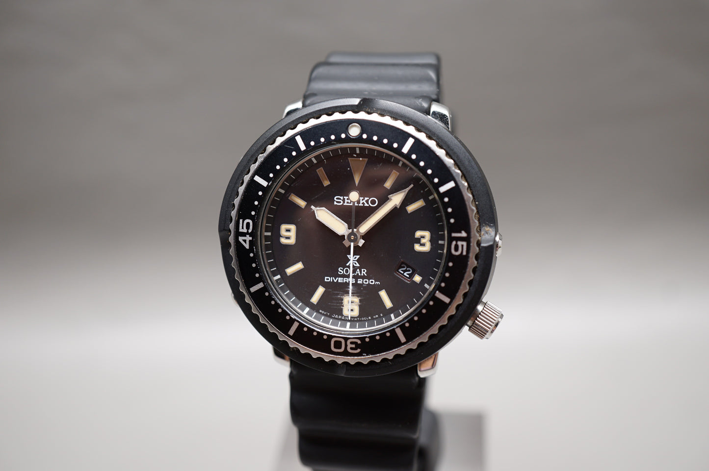 Seiko Prospex STBR037 V147 Lowercase Special Mini Tuna Solar JDM Quartz Watch