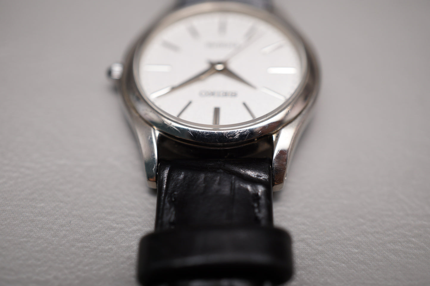 Seiko Exceline SWDL209 4J41 Dia-Shield White Dial Ladies Quartz Watch