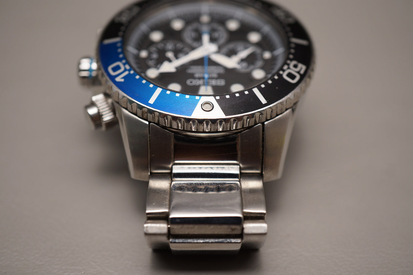 Seiko Prospex SSC781P1 V175 Black Divers 200M Solar Quartz Chronograph Watch