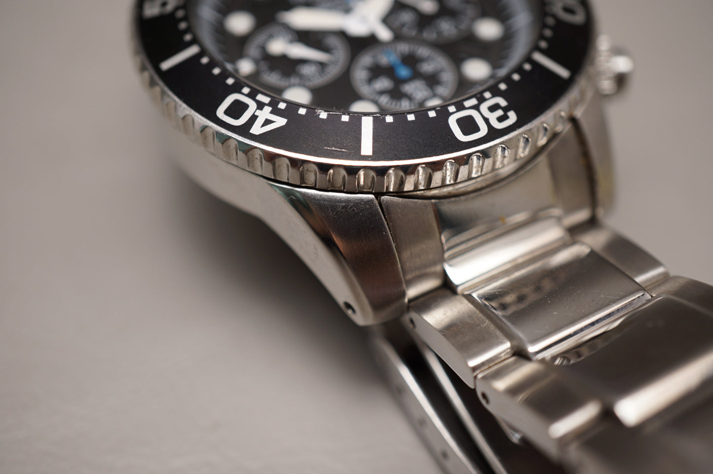 Seiko Prospex SSC781P1 V175 Black Divers 200M Solar Quartz Chronograph Watch