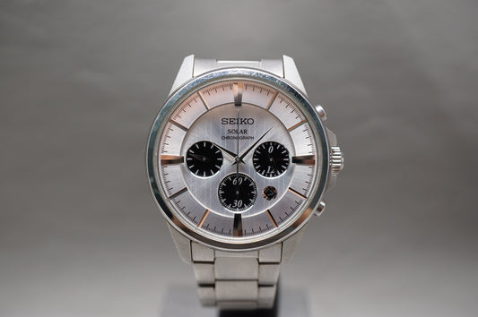 Seiko Spirit SBPY043 V175 Limited Edition Lupin the 3rd Panda Dial Solar Quartz