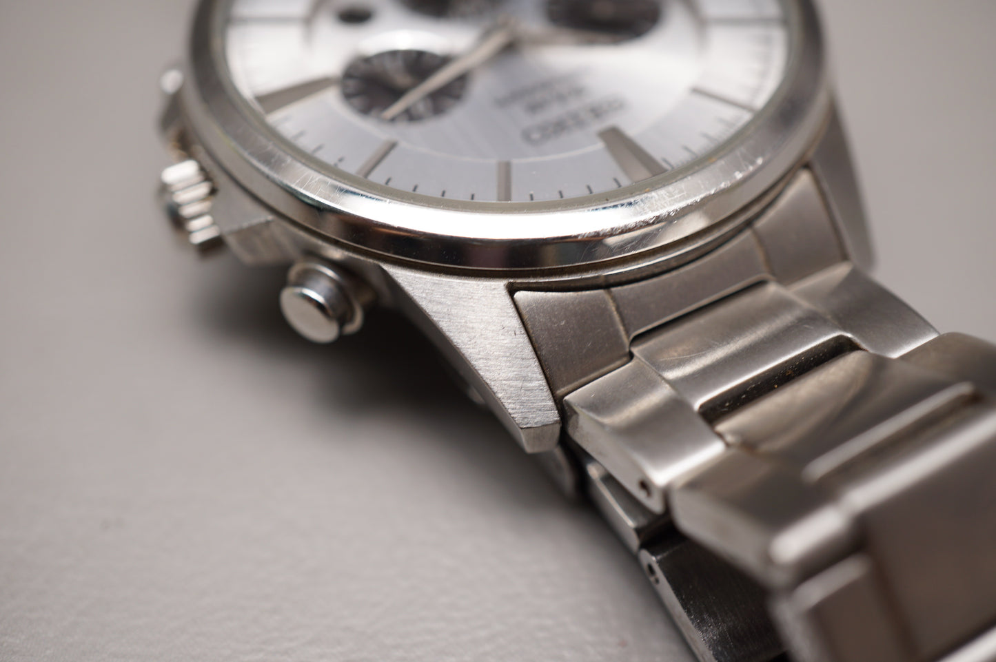Seiko Spirit SBPY043 V175 Limited Edition Lupin the 3rd Panda Dial Solar Quartz