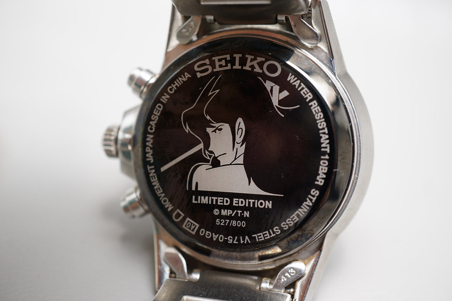 Seiko Spirit SBPY043 V175 Limited Edition Lupin the 3rd Panda Dial Solar Quartz