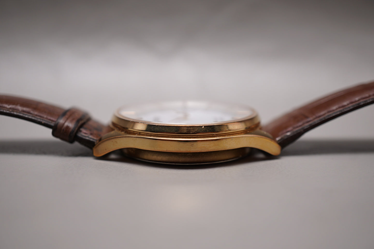 Seiko Selection SBPX106 V157 Rose Gold Tone Titanium Solar Quartz JDM Watch