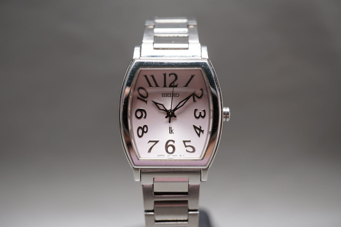 Seiko Lukia 1N01-0GA0 Pink Dial St. Steel Quartz Ladies JDM Watch