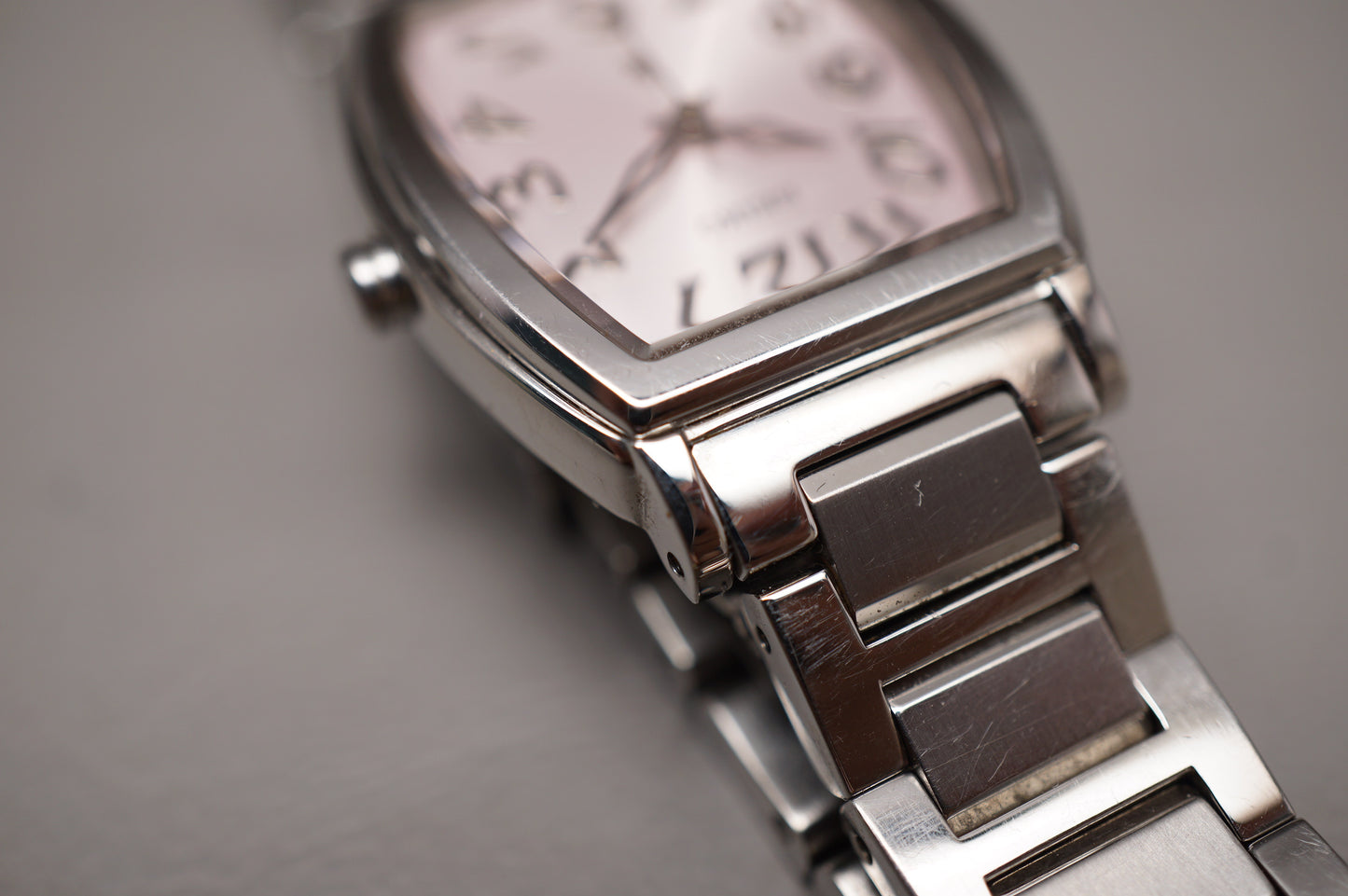 Seiko Lukia 1N01-0GA0 Pink Dial St. Steel Quartz Ladies JDM Watch