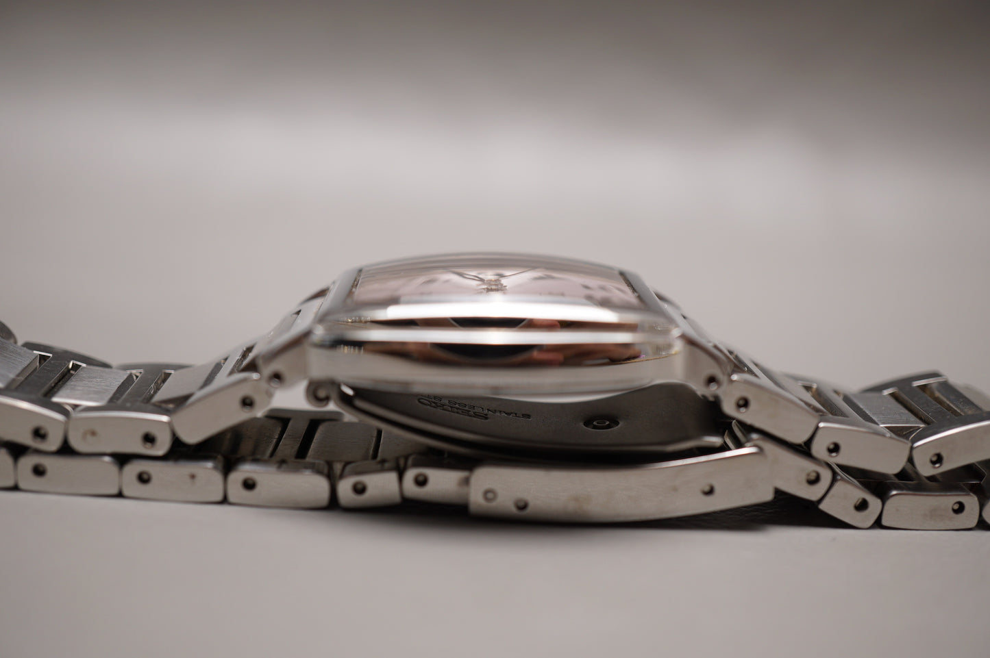 Seiko Lukia 1N01-0GA0 Pink Dial St. Steel Quartz Ladies JDM Watch