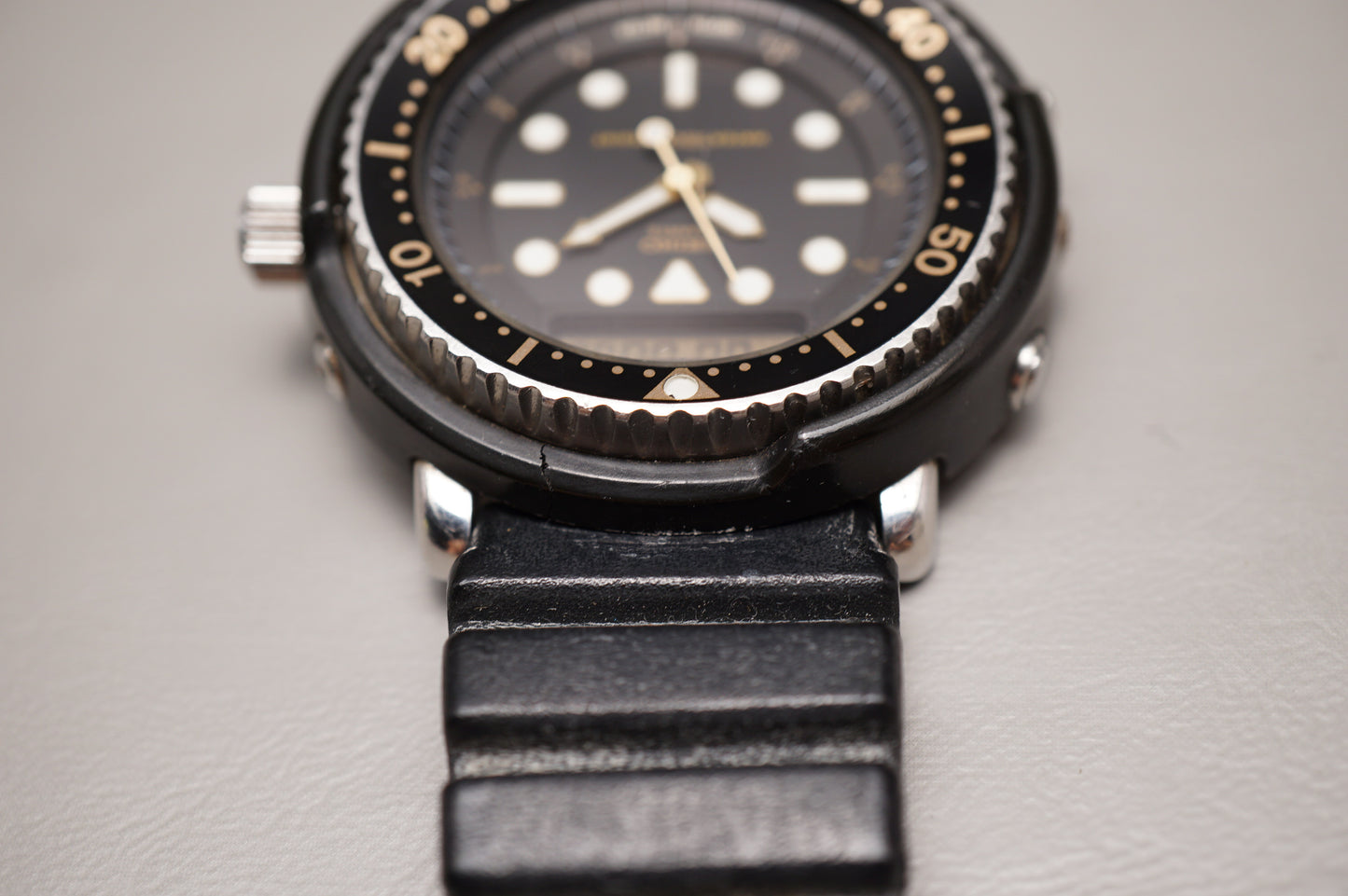 Vintage 1984 Seiko H558-600A Golden Arnie Digital Quartz Watch Original Rare