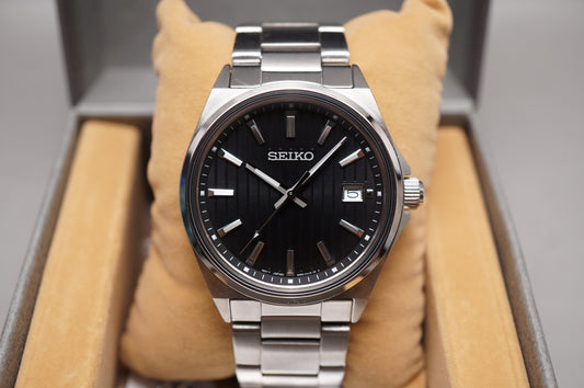 Seiko Selection SBTH005 6N52 S-Series Black Dial Quartz Watch