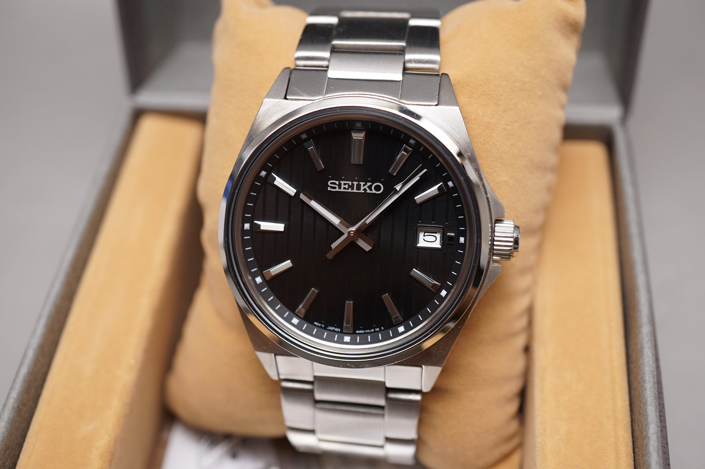 Seiko Selection SBTH005 6N52 S-Series Black Dial Quartz Watch