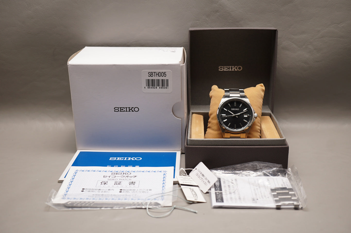 Seiko Selection SBTH005 6N52 S-Series Black Dial Quartz Watch
