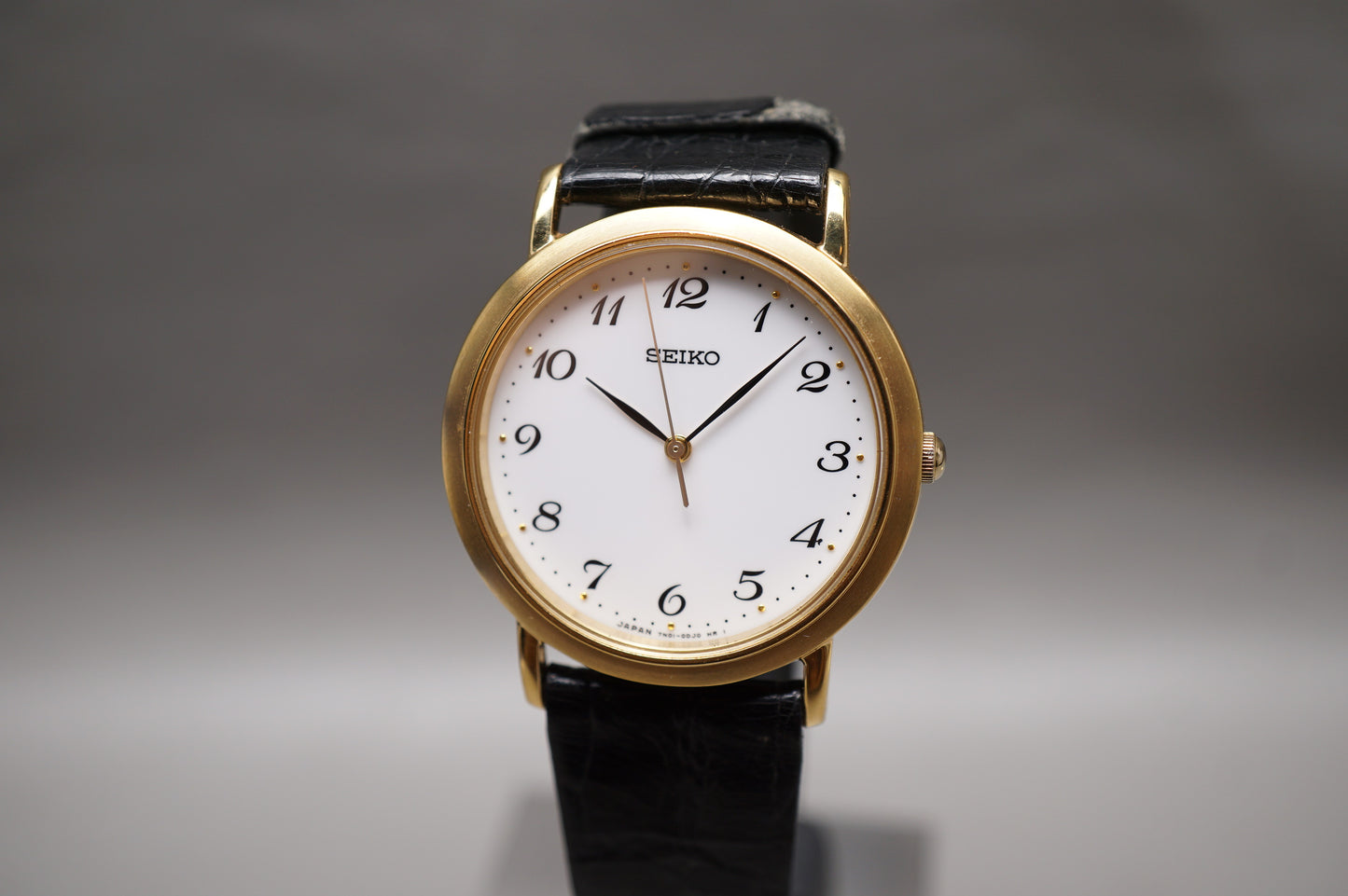 Seiko Spirit SCDP030 7N01 Gold Tone White Dial Quartz Watch JDM