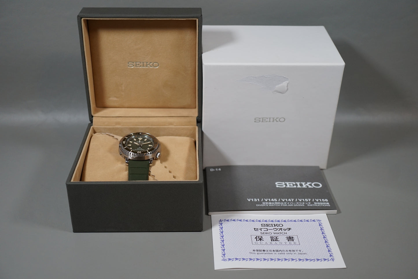 Seiko Prospex STBQ005 V131 Street Safari Baby Tuna Solar Quartz Watch