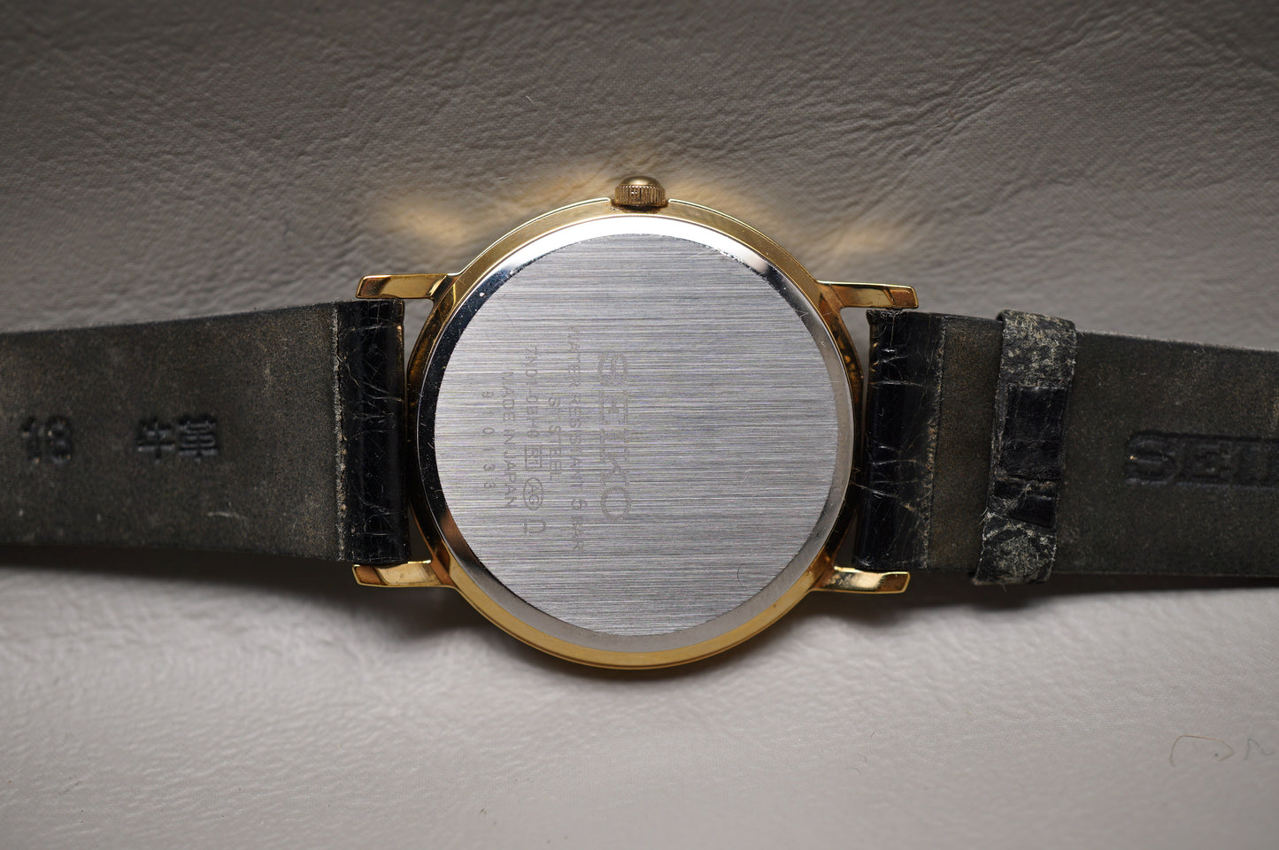 Seiko Spirit SCDP030 7N01 Gold Tone White Dial Quartz Watch JDM
