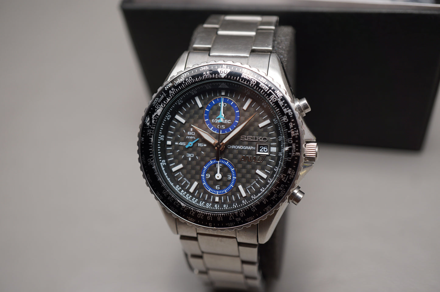 Seiko SZER035 7T92 ANA Flightmaster Pilot JDM Chronograph Quartz Watch