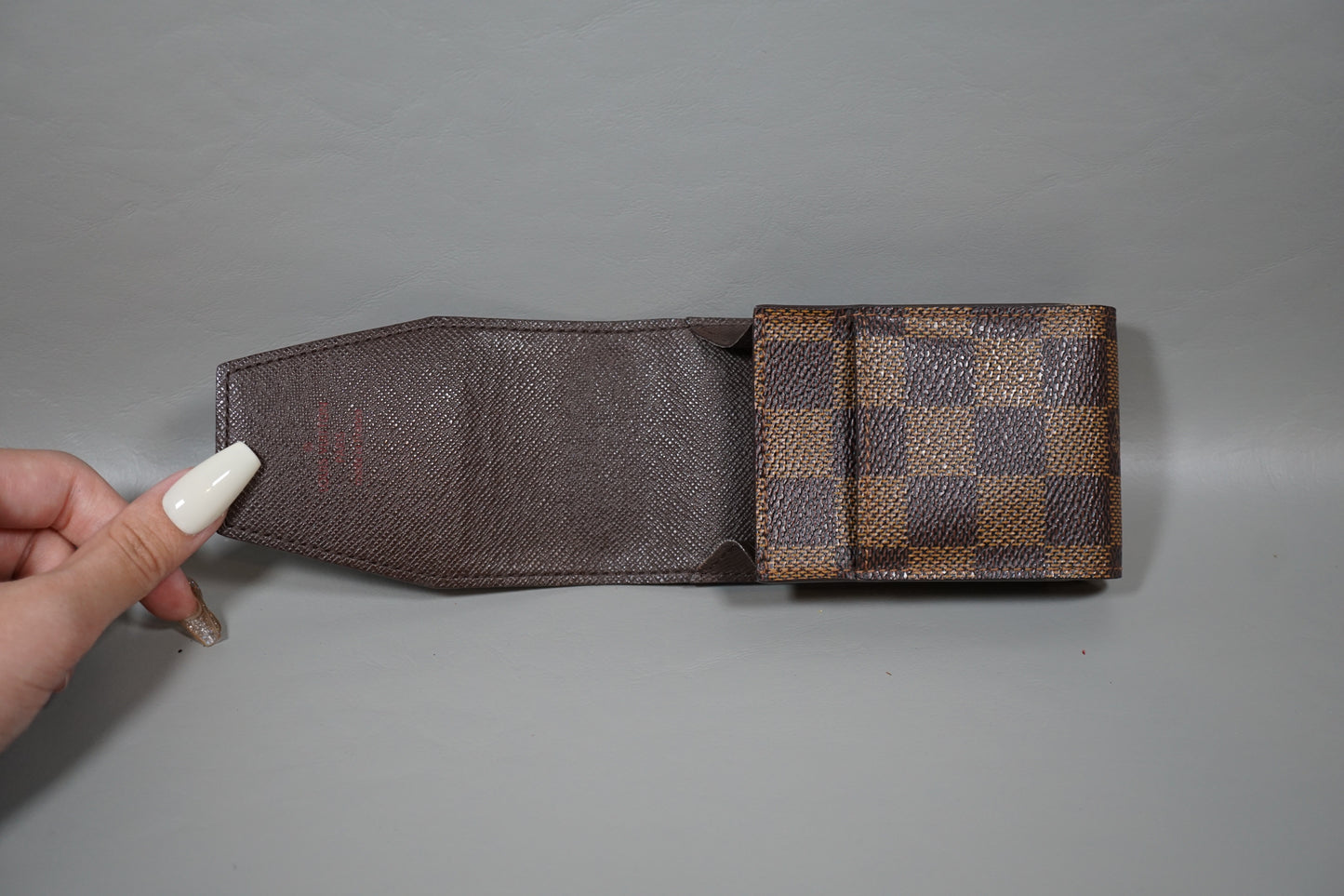 Louis Vuitton Damier Ebene Tobacco N63024 Cigarette Case