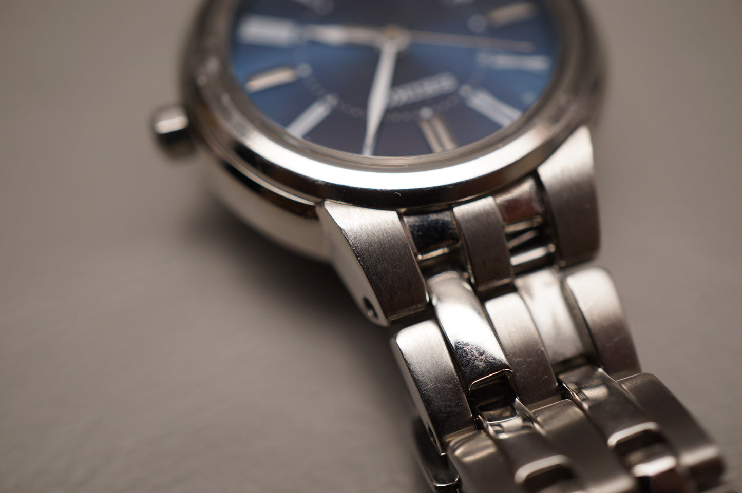 Seiko Selection SSDY025 1B21 Sunburst Blue Radio Wave Solar Quartz Ladies Watch