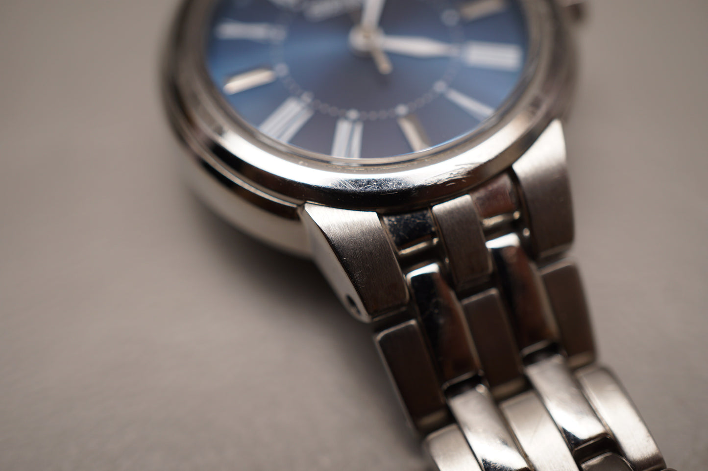 Seiko Selection SSDY025 1B21 Sunburst Blue Radio Wave Solar Quartz Ladies Watch