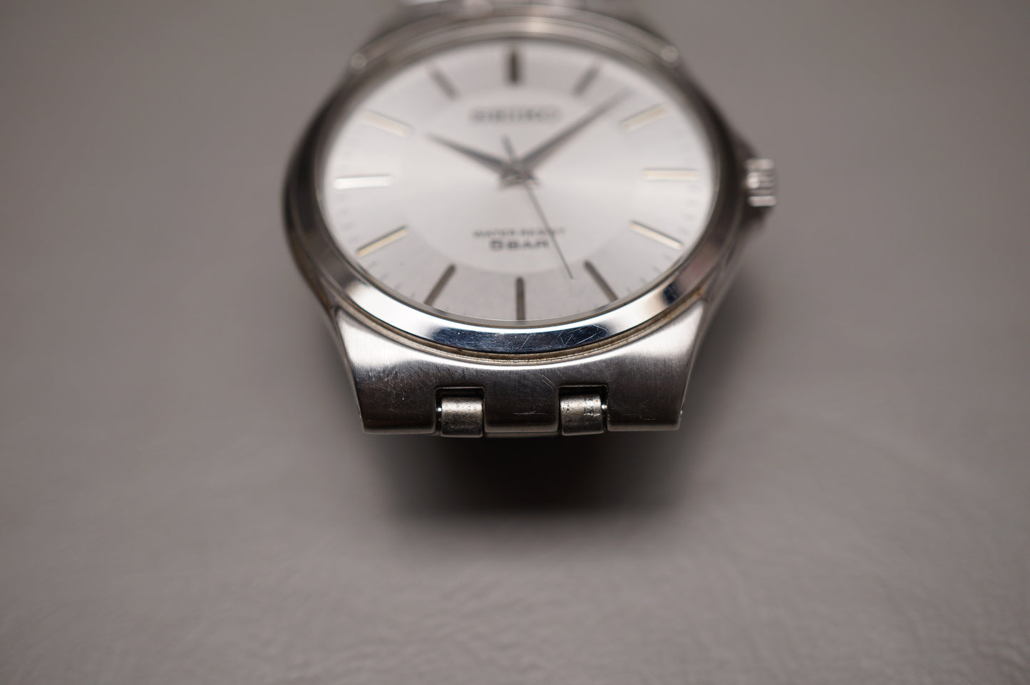 Seiko Spirit SCXP021 7N01 Silver Dial Integrated Bracelet Quartz Watch
