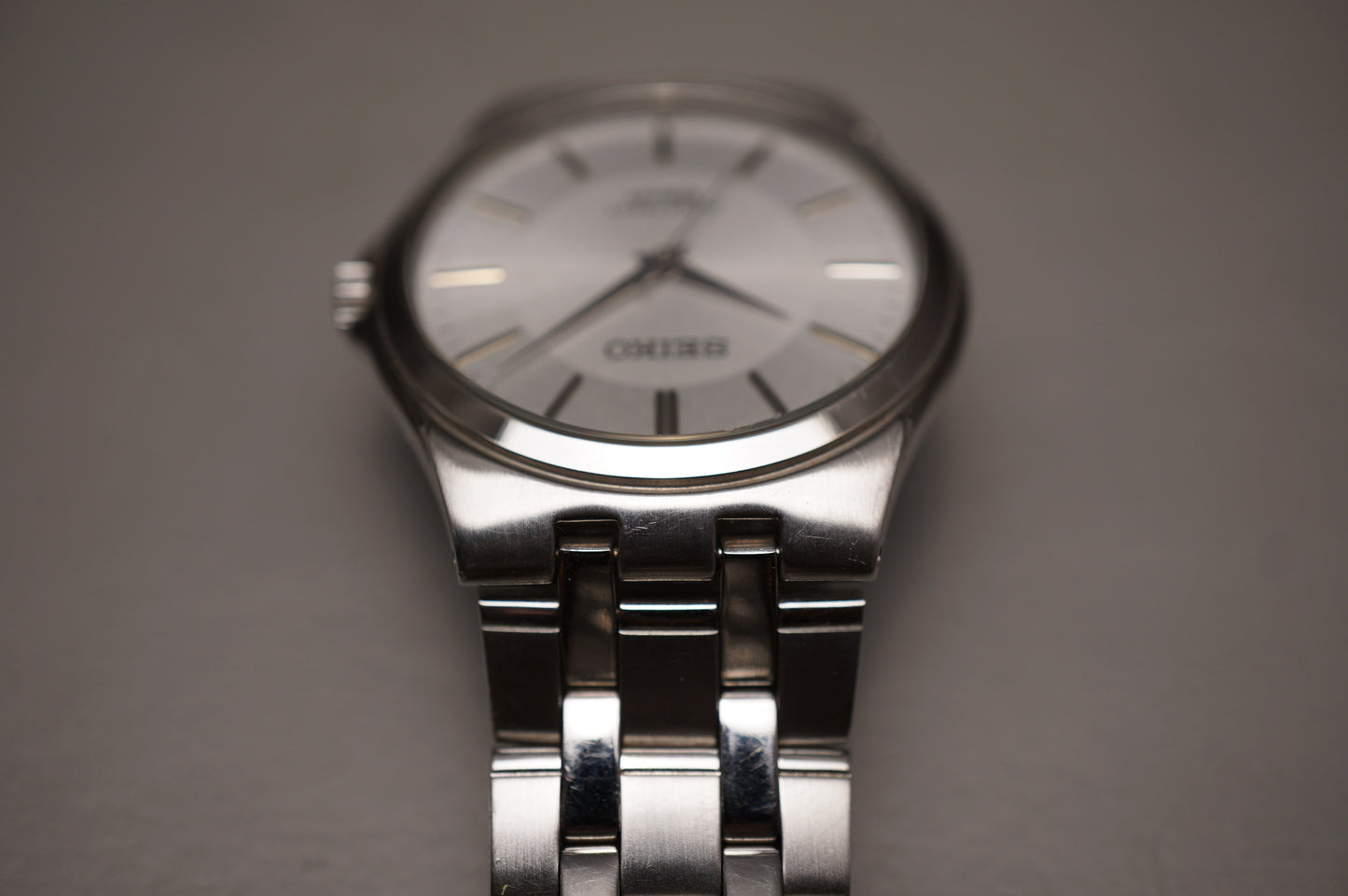 Seiko Spirit SCXP021 7N01 Silver Dial Integrated Bracelet Quartz Watch