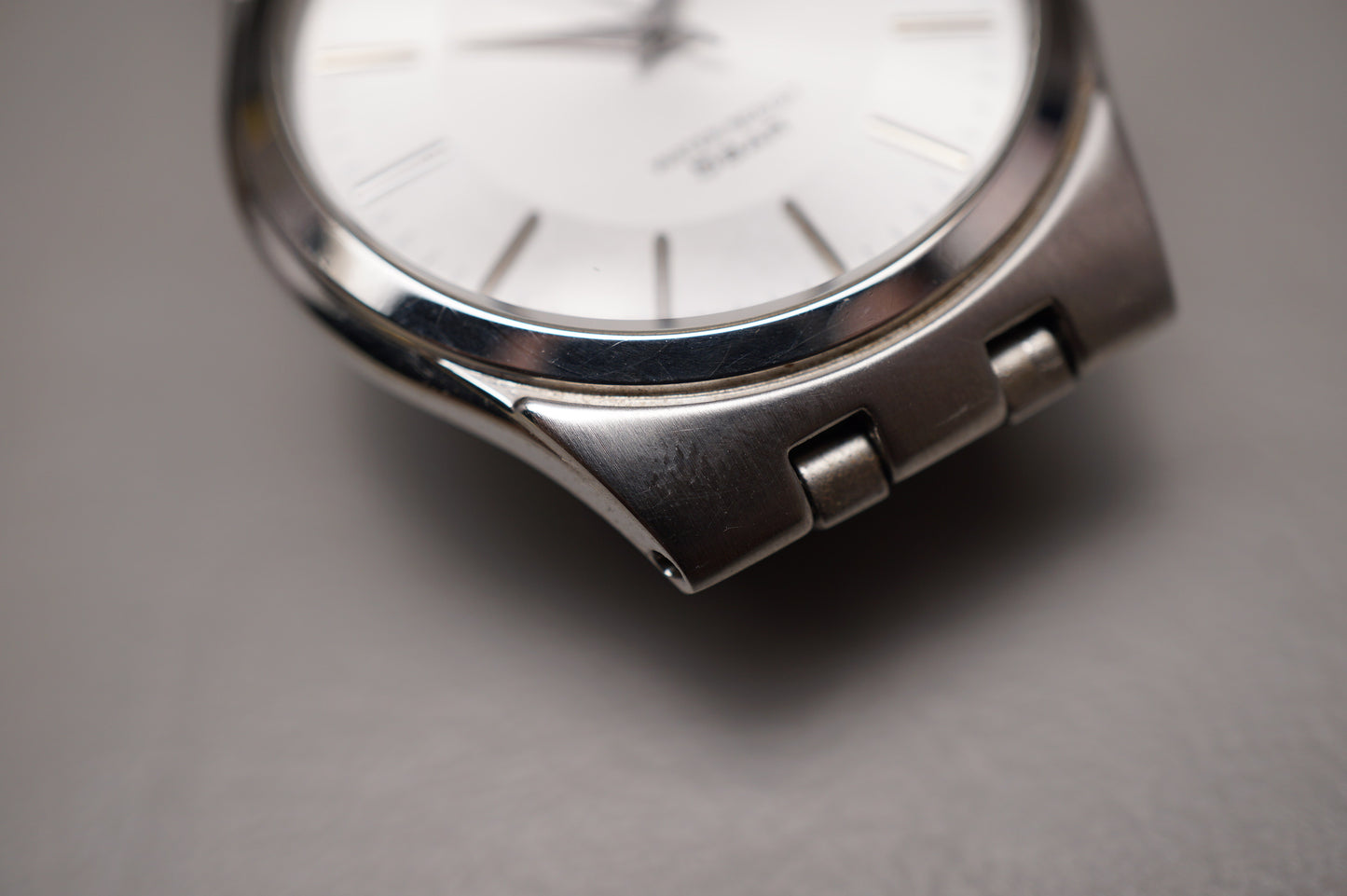 Seiko Spirit SCXP021 7N01 Silver Dial Integrated Bracelet Quartz Watch