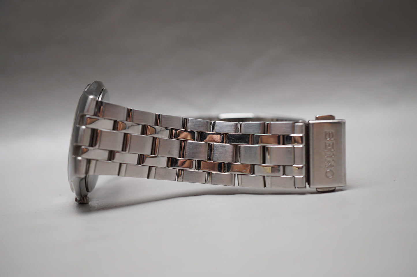 Seiko Spirit SCXP021 7N01 Silver Dial Integrated Bracelet Quartz Watch