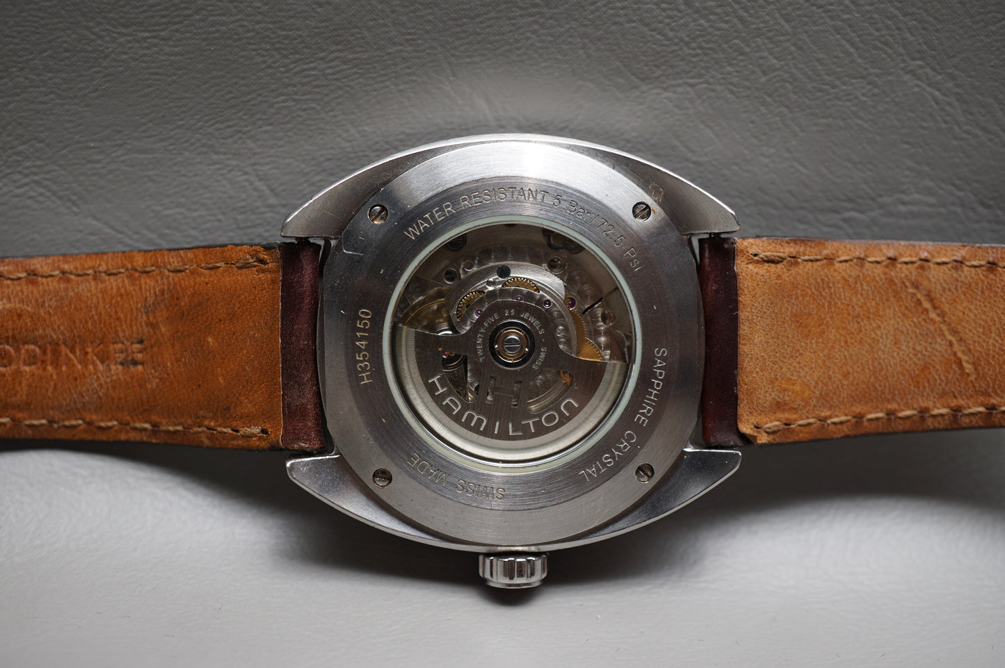 Hamilton American Classic H35415781 Pan Europ Grey Dial Automatic Watch READ