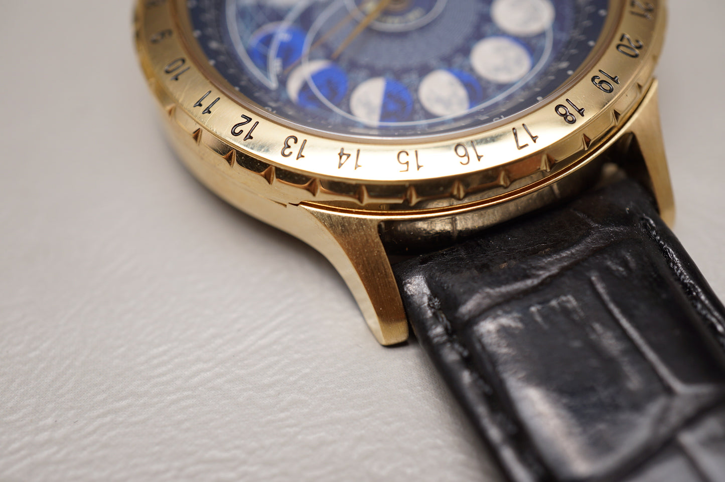 Unworn NOS Citizen Cosmosign CAL-4P85 Franklin Mint Age Of The Moon Quartz Watch