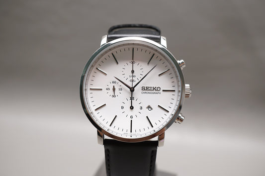 Seiko SZER041 7T92 White Dial Quartz Chronograph JDM Watch