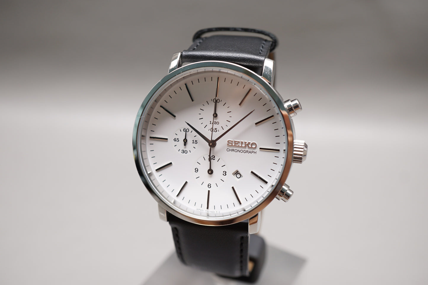 Seiko SZER041 7T92 White Dial Quartz Chronograph JDM Watch