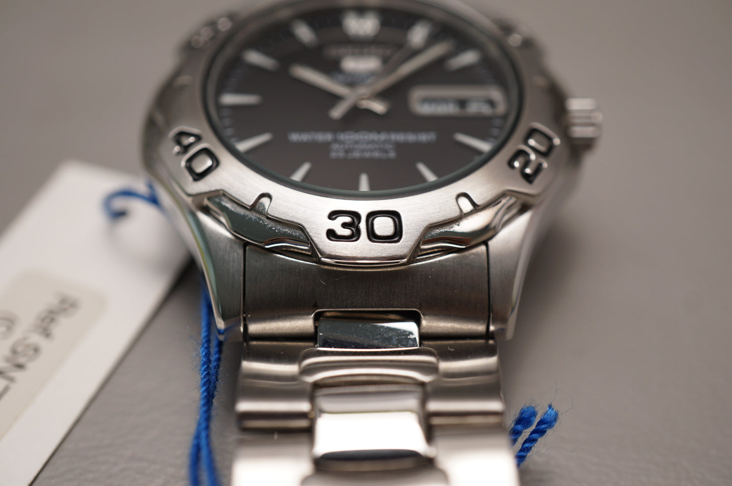 Unworn NOS Seiko 5 Sports SNZ301K1 7S36 Black Dial Automatic Watch