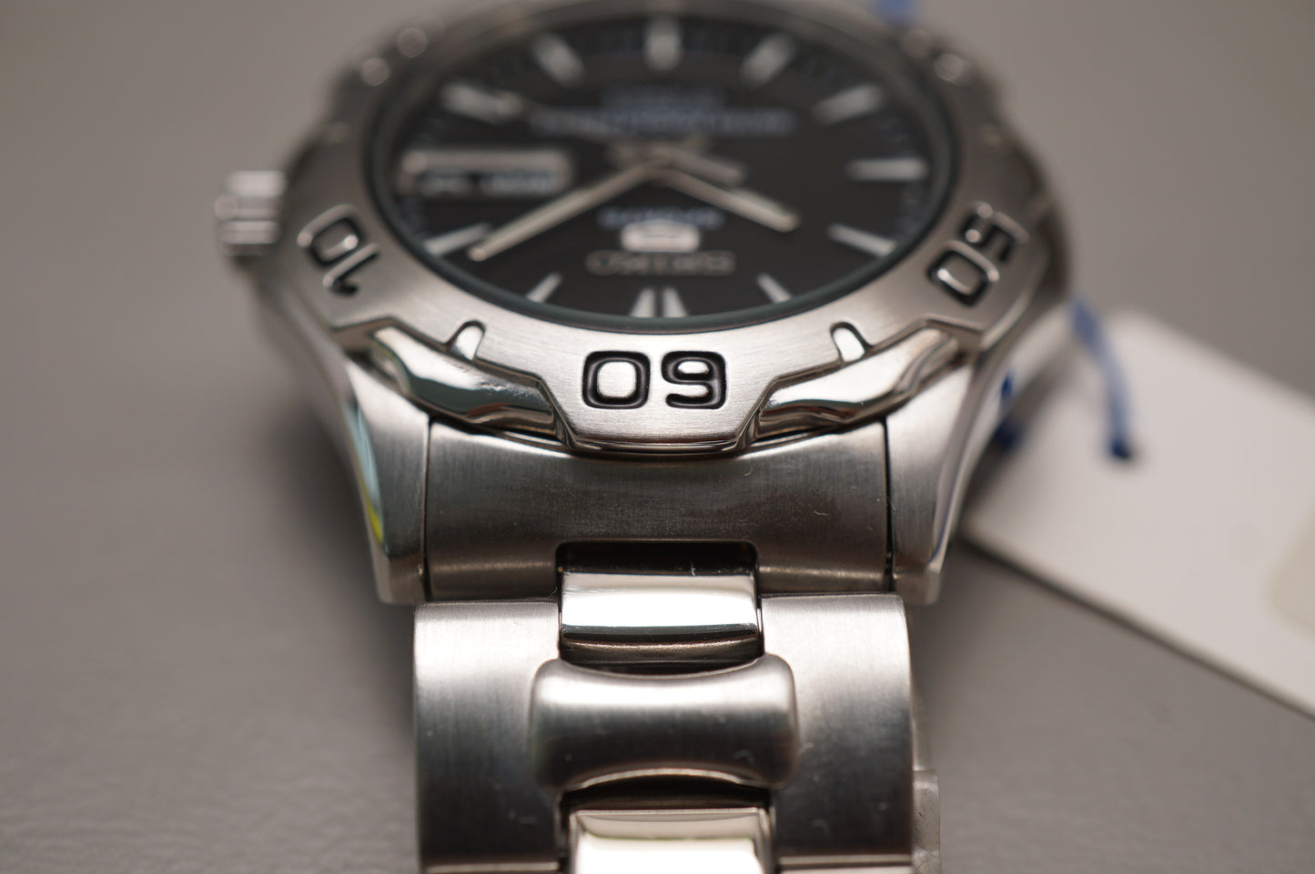 Unworn NOS Seiko 5 Sports SNZ301K1 7S36 Black Dial Automatic Watch