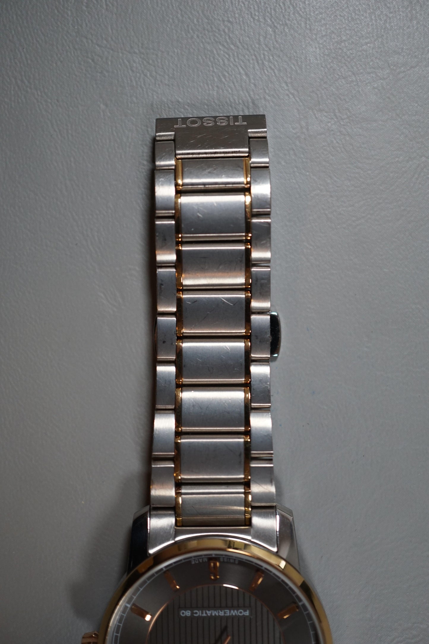 Tissot 1853 T087407A Powermatic 80 T-Classic Titanium Two-Tone Automatic Watch