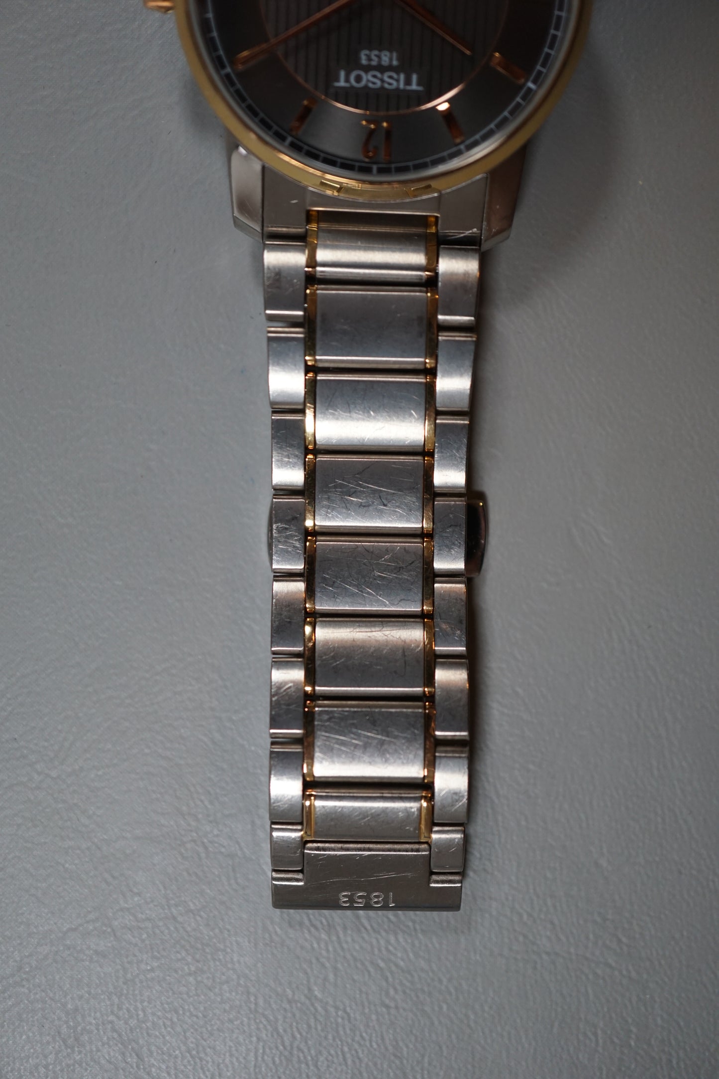 Tissot 1853 T087407A Powermatic 80 T-Classic Titanium Two-Tone Automatic Watch