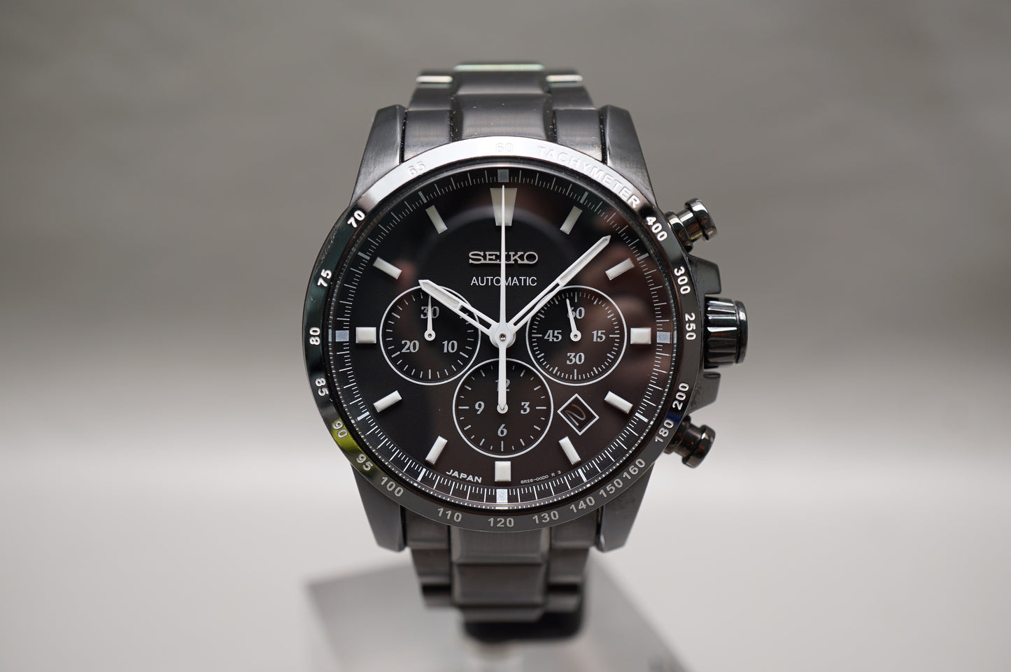 Seiko Brightz Phoenix SAGK009 8R28 Black JDM Automatic Chronograph Watch
